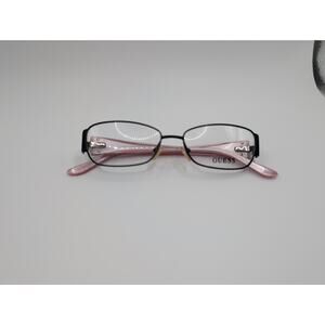 Guess Eyeglasses GU 2307 BLK Designer Demo Lens Black 52-15-140 *Frames Only*
